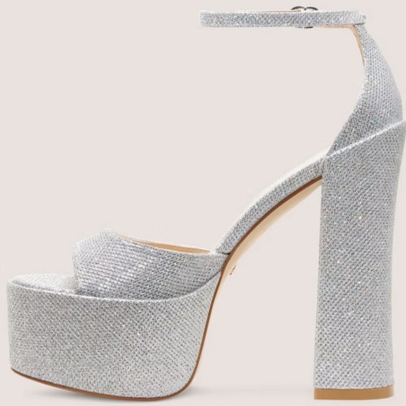 🌹STUART WEITZMAN 🌹 Skyhigh 145 Platform Sandal Size: 8.5 - Picture 3 of 12